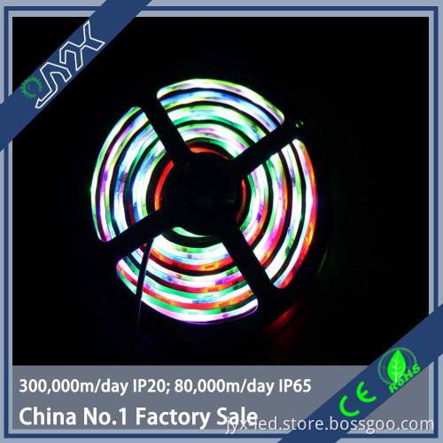 Flexible IP65 Epistar 5050 led strip light DC12V/24V dmx rgb led strip light 5m/roll 30pcs/m color changeable led strip light